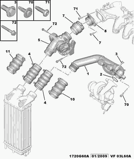 PEUGEOT 0382.EY - Flessibile aria alimentazione autozon.pro