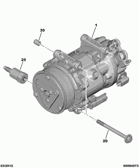 PEUGEOT (DF-PSA) 6453 RV - Compressore, Climatizzatore autozon.pro