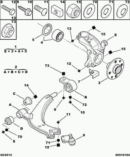 CITROËN 3520.H6 - Braccio oscillante, Sospensione ruota autozon.pro