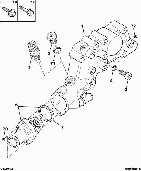 NAZA 1336 Q1 - THERMOSTAT FITTING autozon.pro