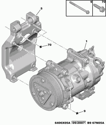 CITROËN 6453.WN - Compressore, Climatizzatore autozon.pro