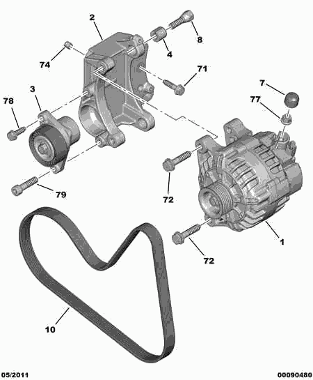 CITROËN 5705.KW - Alternatore autozon.pro