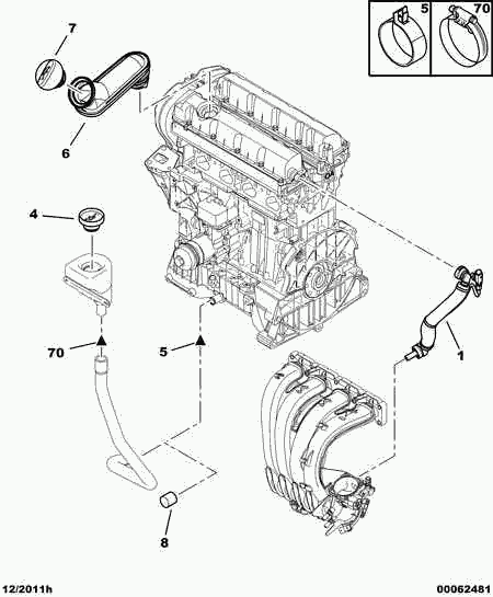 PEUGEOT 0258.66 - Chiusura, bocchettone riempimento olio autozon.pro