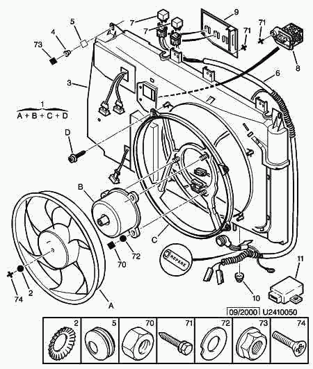 CITROËN 1253.95 - Ventola, Raffreddamento motore autozon.pro