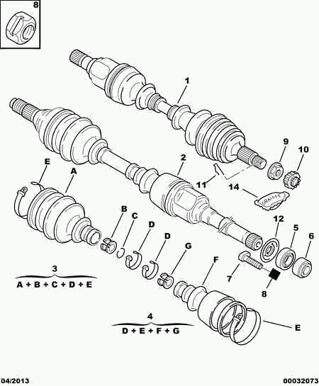 OM 96 164 213 - Albero motore / Semiasse autozon.pro