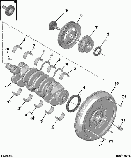 CITROËN 0516.L5 - Kit cinghie dentate autozon.pro