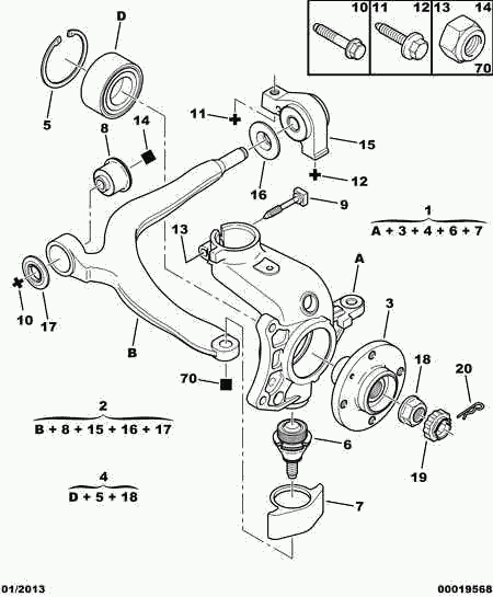 PEUGEOT (DF-PSA) 3350 69 - Kit cuscinetto ruota autozon.pro