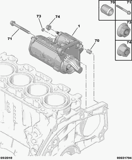 CITROËN 5802 Z8 - Motorino d'avviamento autozon.pro