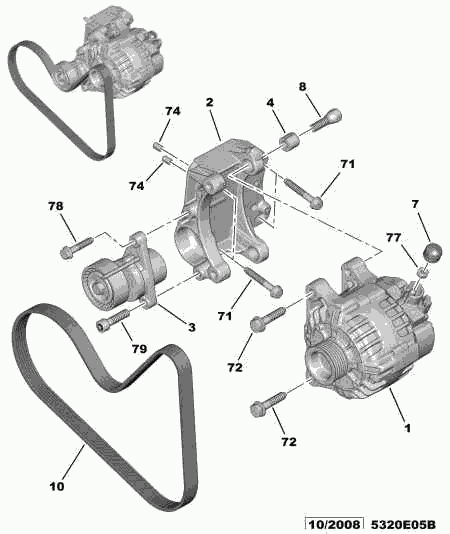 CITROËN 5750 WY - Cinghia Poly-V autozon.pro