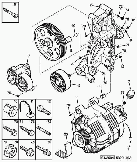 PEUGEOT (DF-PSA) 5705 AC - Puleggia cinghia, Alternatore autozon.pro