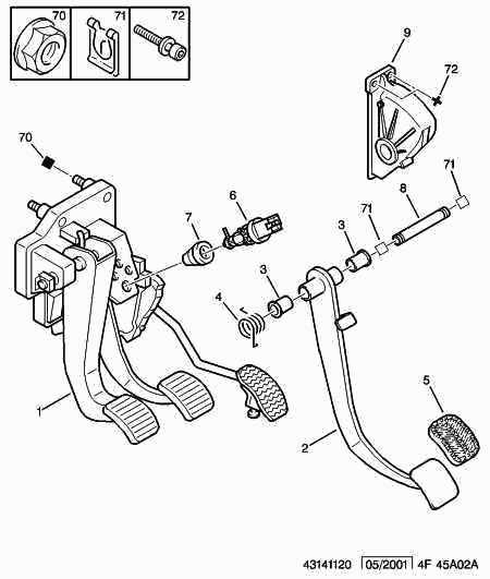 PEUGEOT 4534 29 - Interruttore luce freno autozon.pro