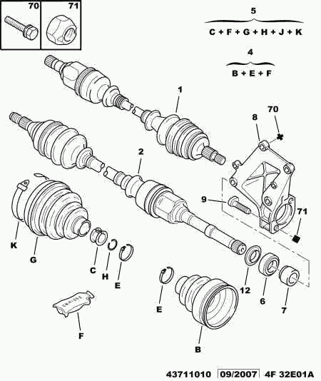 FIAT 3273 CH - Albero motore / Semiasse autozon.pro