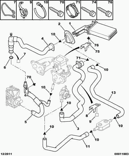 PEUGEOT 6464 JN - Flessibile radiatore autozon.pro