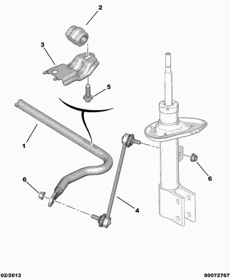 DS 98 049 474 80 - Asta / Puntone, Stabilizzatore autozon.pro