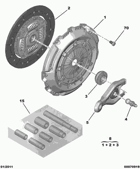 PEUGEOT 2052.66 - Kit frizione autozon.pro