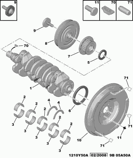 Opel 0516 A3 - CRANKSHAFT PULLEY SCREW autozon.pro