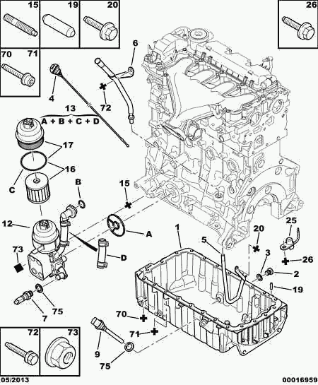 PEUGEOT 1103 T3 - Radiatore olio, Olio motore autozon.pro