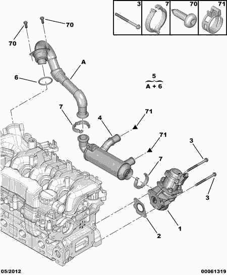 PEUGEOT 1618.NR - Valvola ricircolo gas scarico-EGR autozon.pro