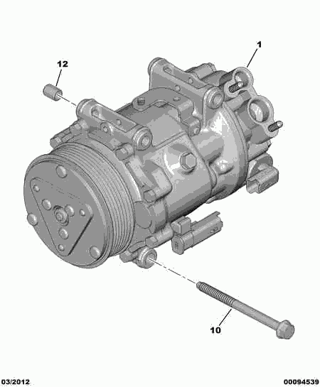 CITROËN/PEUGEOT 6453 QL - Compressore, Climatizzatore autozon.pro