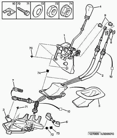 CITROËN 2452 86 - Kit riparazione, Leva cambio autozon.pro