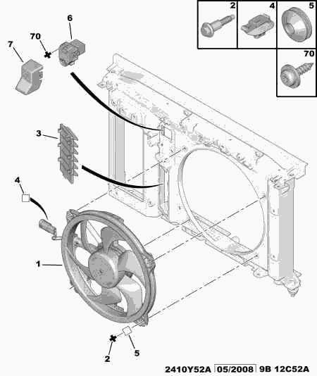 PEUGEOT 1308 CL - Resistenza, Ventilatore abitacolo autozon.pro