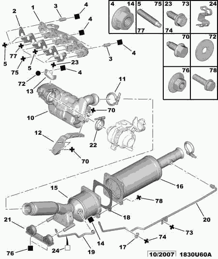 DS 1731 RX - Catalizzatore autozon.pro