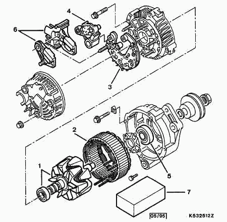 CITROËN/PEUGEOT 5761.91 - Regolatore alternatore autozon.pro