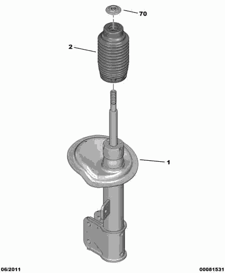 VW 5202 WL - Ammortizzatore autozon.pro