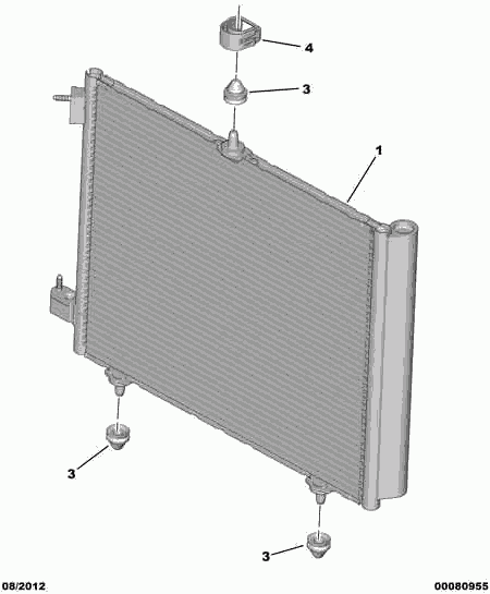 DS 6455 HF - Condensatore, Climatizzatore autozon.pro