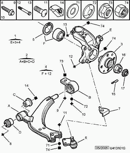 CITROËN/PEUGEOT 3520 H5 - Braccio oscillante, Sospensione ruota autozon.pro