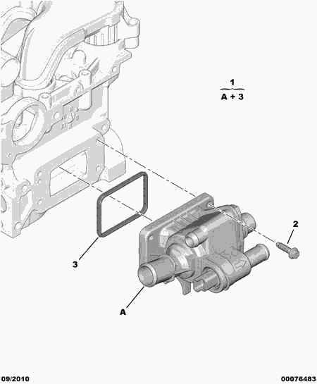 CITROËN (DF-PSA) 1336 V6 - Termostato, Refrigerante autozon.pro