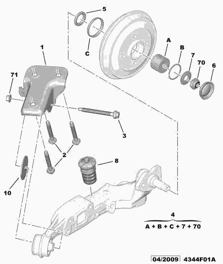 CITROËN 3748.77 - Kit cuscinetto ruota autozon.pro