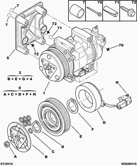 PEUGEOT (DF-PSA) 6453 KS - Compressore, Climatizzatore autozon.pro