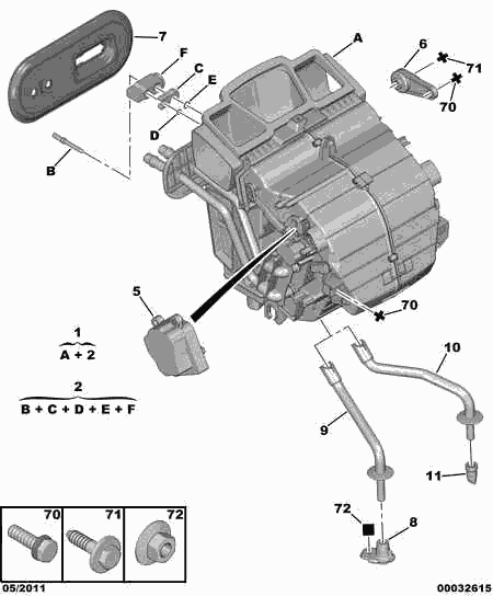 CITROËN 6461 H7 - Valvola ad espansione, Climatizzatore autozon.pro