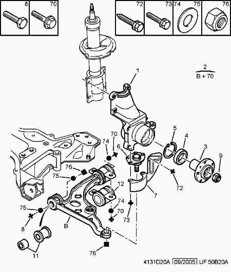 PEUGEOT 3523.CF - Supporto, Braccio oscillante autozon.pro