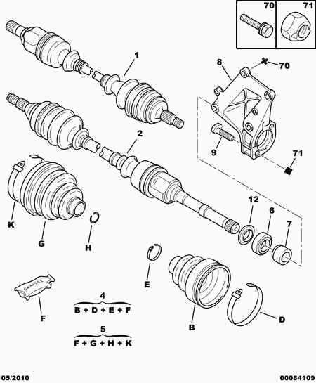 CITROËN/PEUGEOT 3273 CK - Albero motore / Semiasse autozon.pro