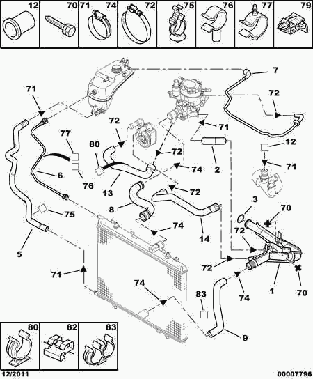 PEUGEOT 1307-NS - Flessibile radiatore autozon.pro