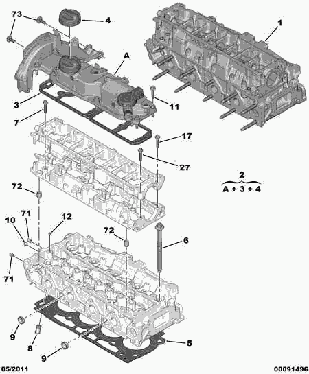 Vauxhall 0248.S0 - CYLINDER-HEAD COVER autozon.pro