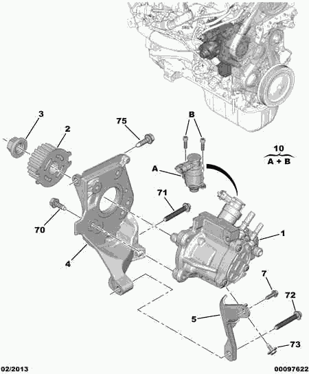 PEUGEOT 98 064 489 80 - Valvola regolazione,Quantità carburante (Sist. Common Rai) autozon.pro