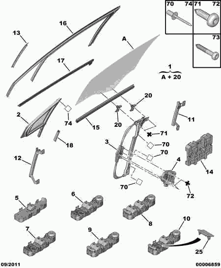 DS 9221 V1 - Alzacristallo autozon.pro