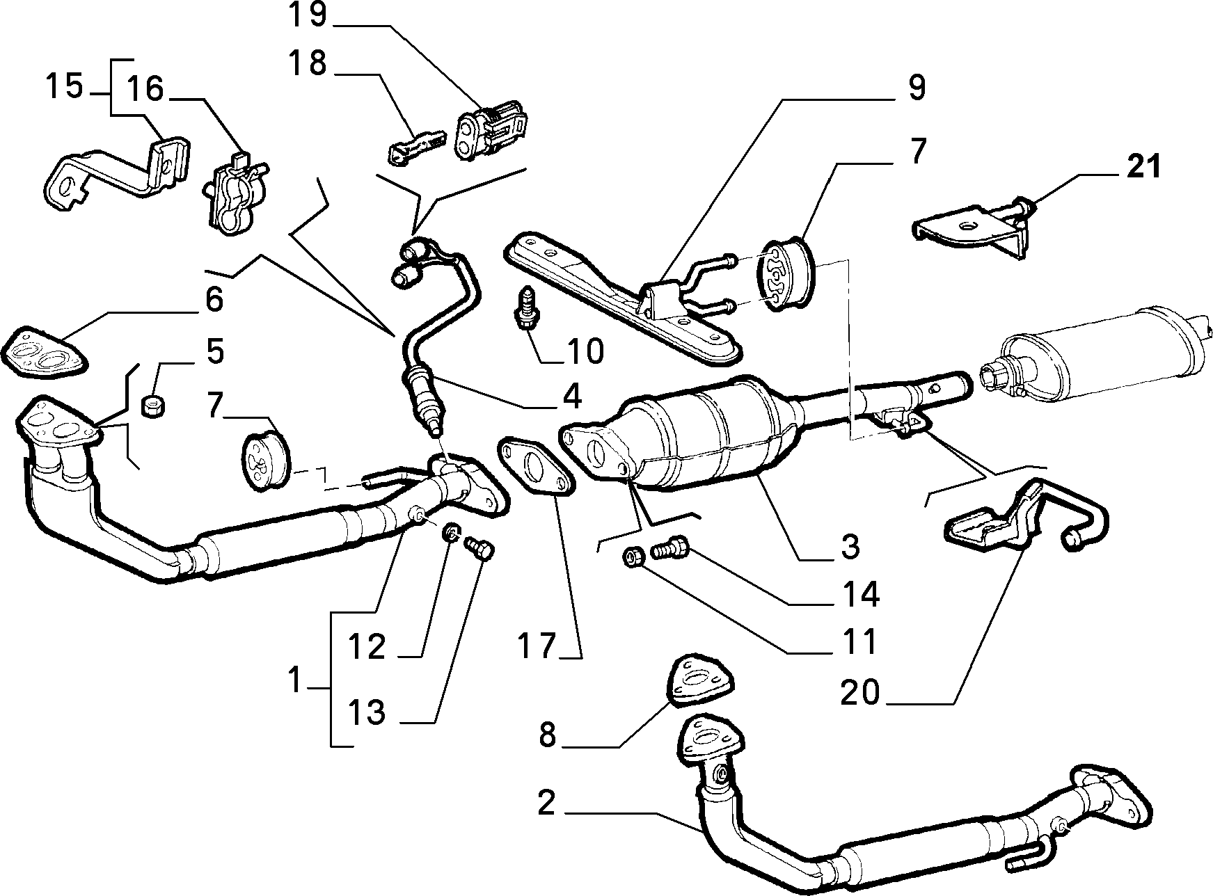 FIAT / LANCIA 46417969 - Sonda lambda autozon.pro