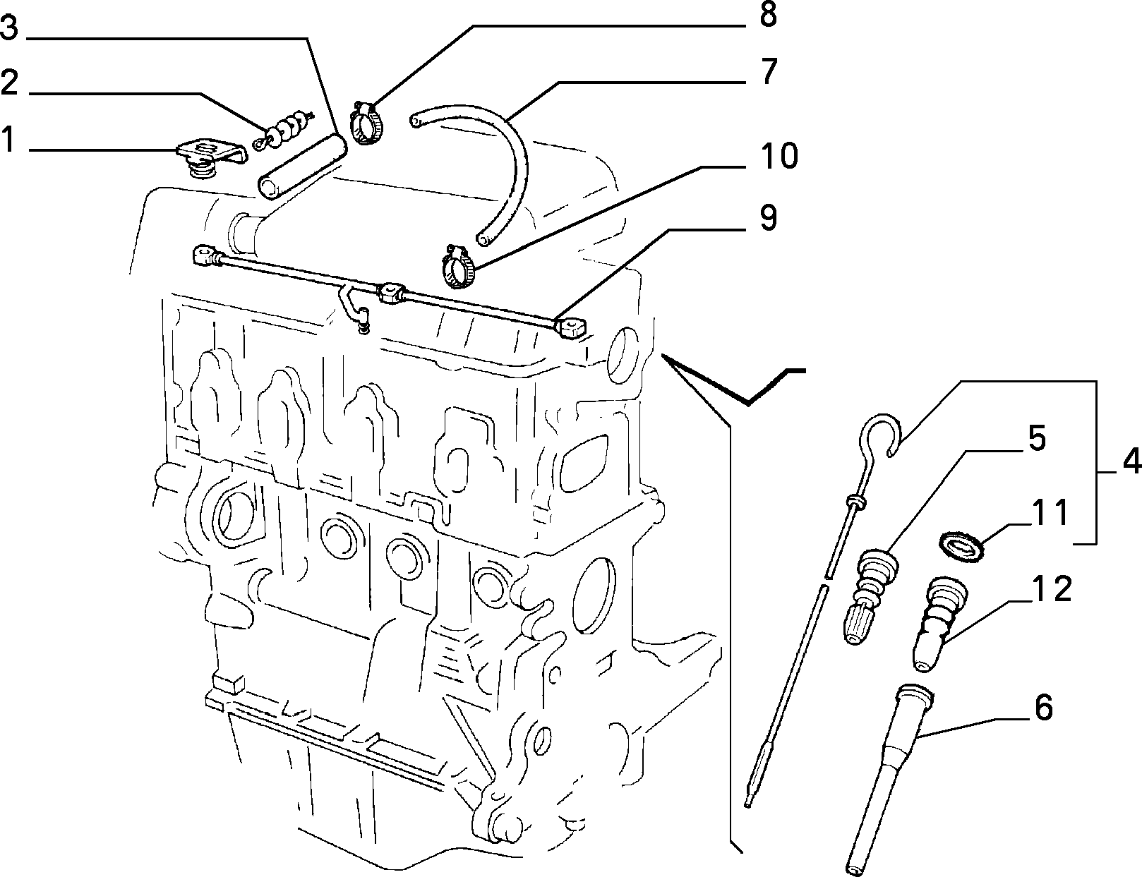 Lancia 46400617 - Asta controllo livello olio autozon.pro