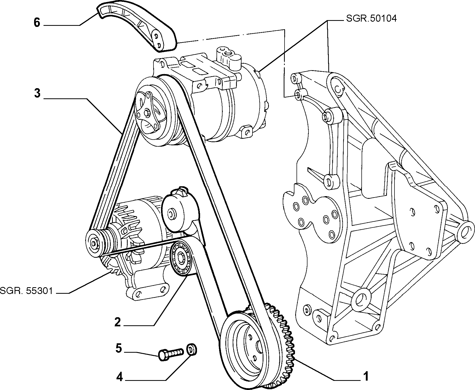 Lancia 71753672 - Cinghia Poly-V autozon.pro