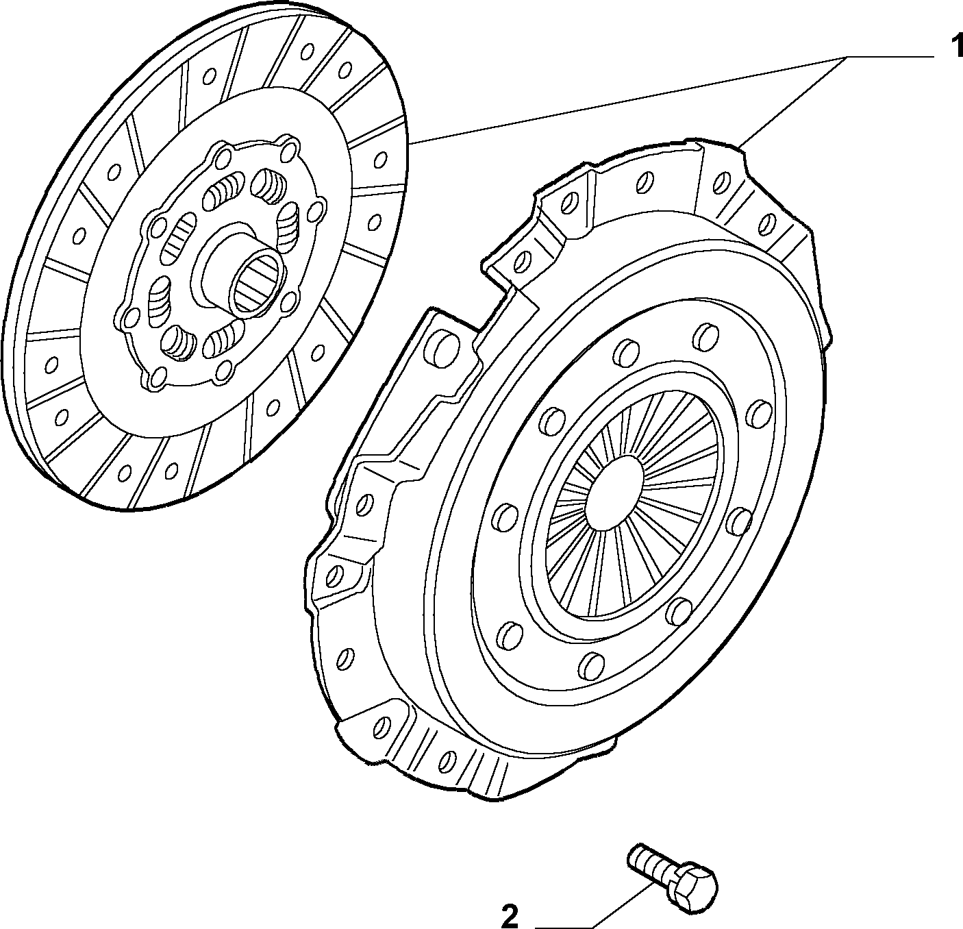 FIAT 55235327 - Kit frizione autozon.pro