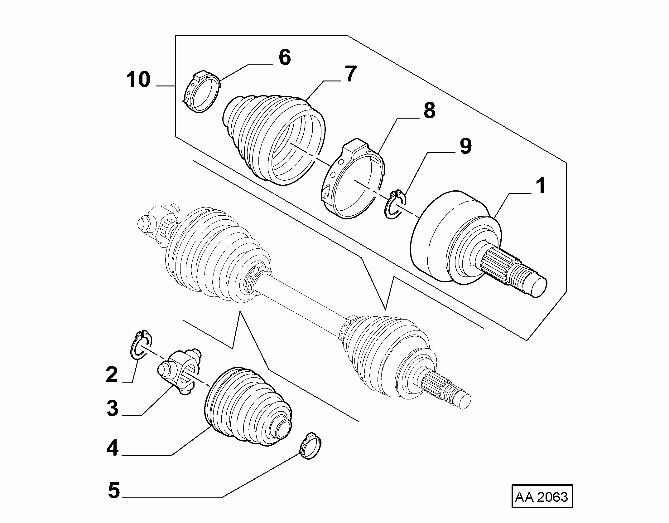 FIAT 46307575 - Cuffia, Semiasse autozon.pro