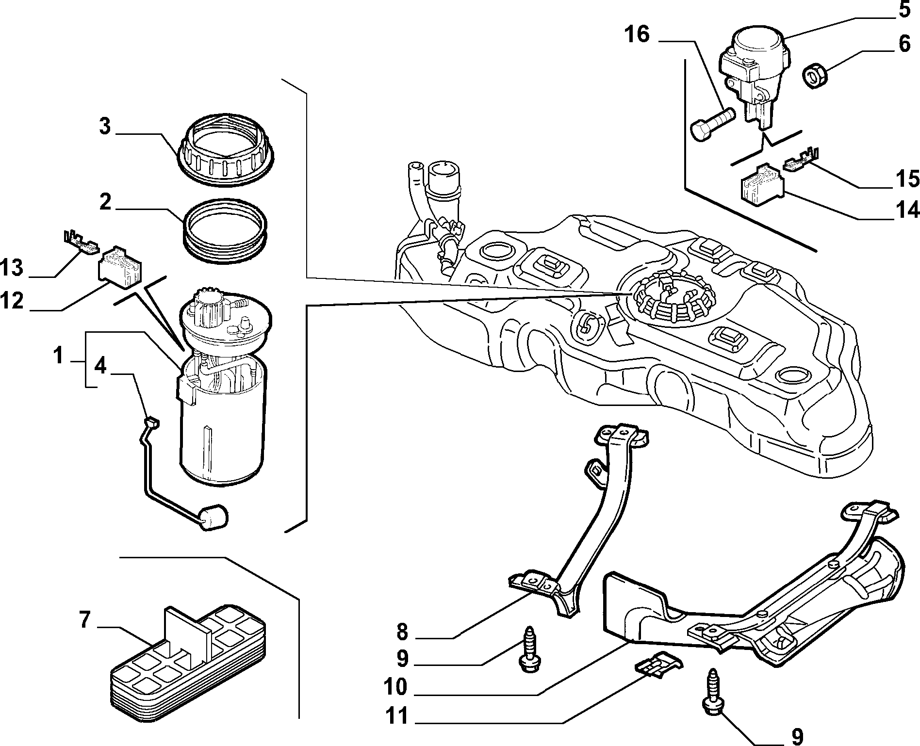 Alfa Romeo 51709816 - Gruppo alimentazione carburante autozon.pro