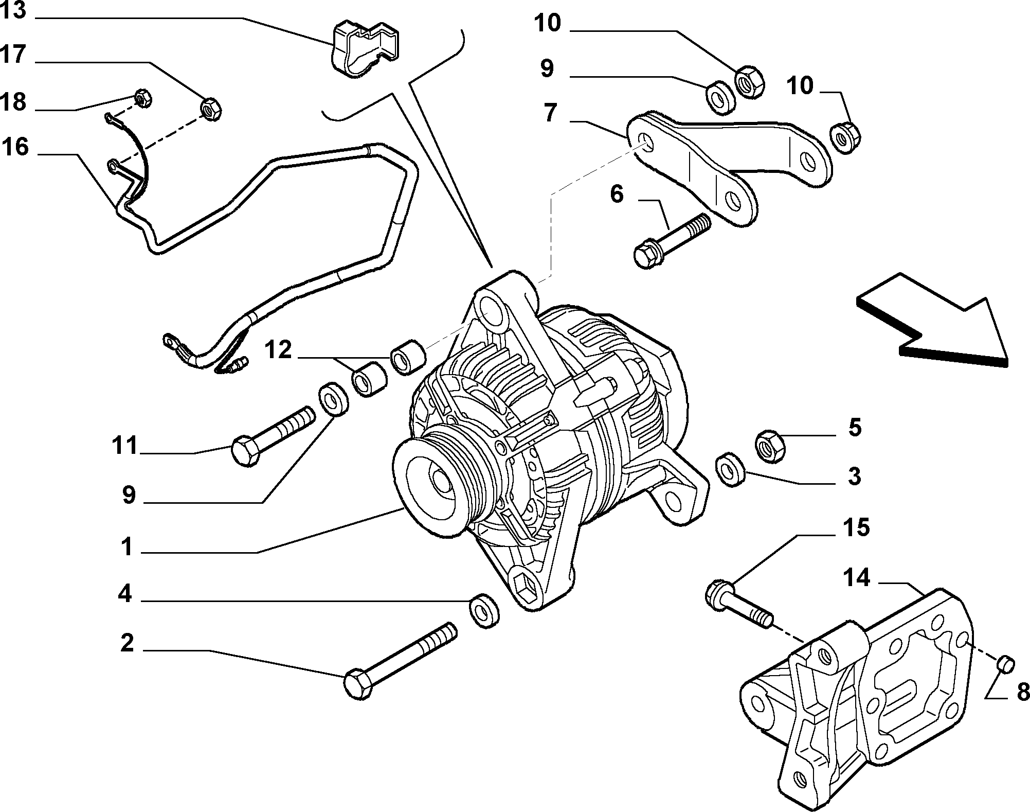 FIAT 46532667 - Alternatore autozon.pro