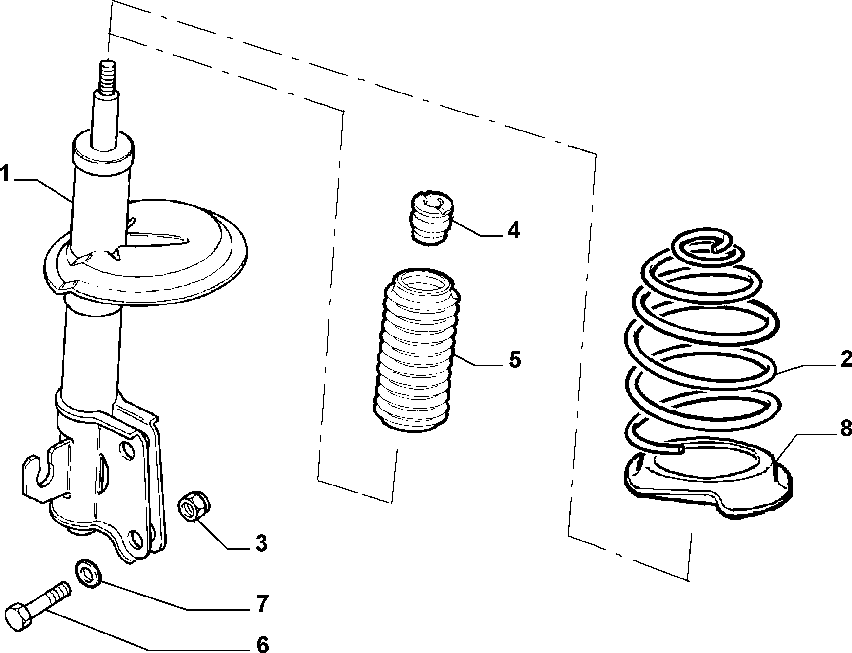 FIAT 51702390 - Ammortizzatore autozon.pro