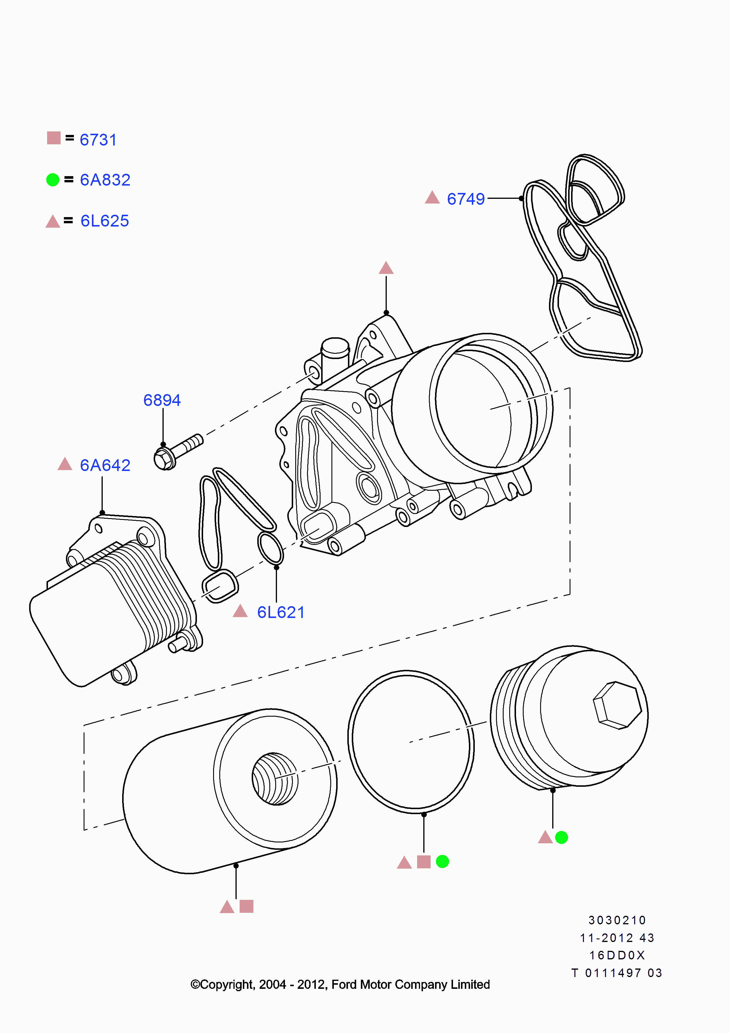 FORD 1 145 946 - Guarnizione autozon.pro