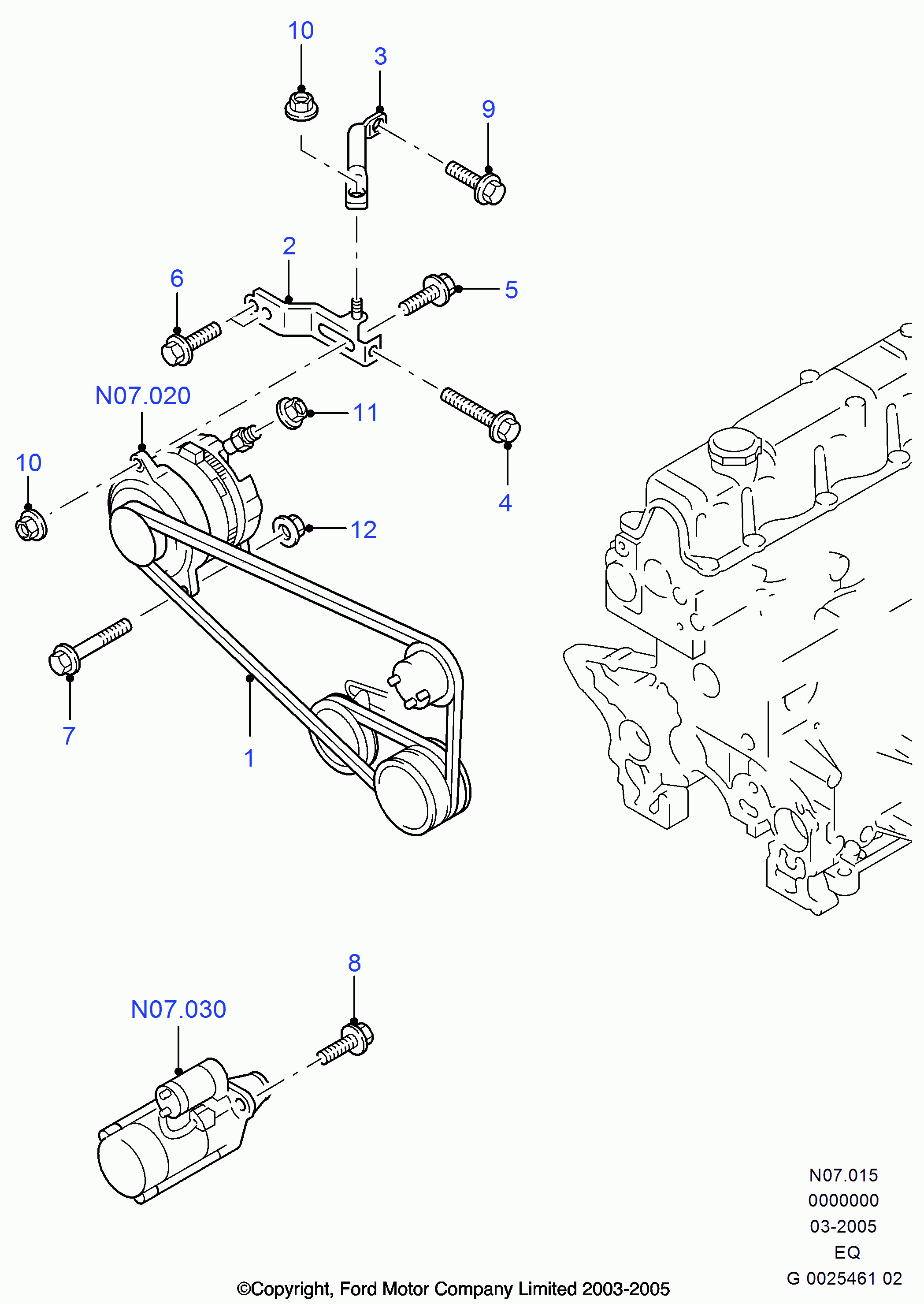 GEO 4982547 - Cinghia Poly-V autozon.pro